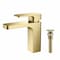 Kibi Blaze Single Handle Bathroom Vanity Sink Faucet with Pop Up Drain C-KBF1017BG-KPW100BG - alternate 1